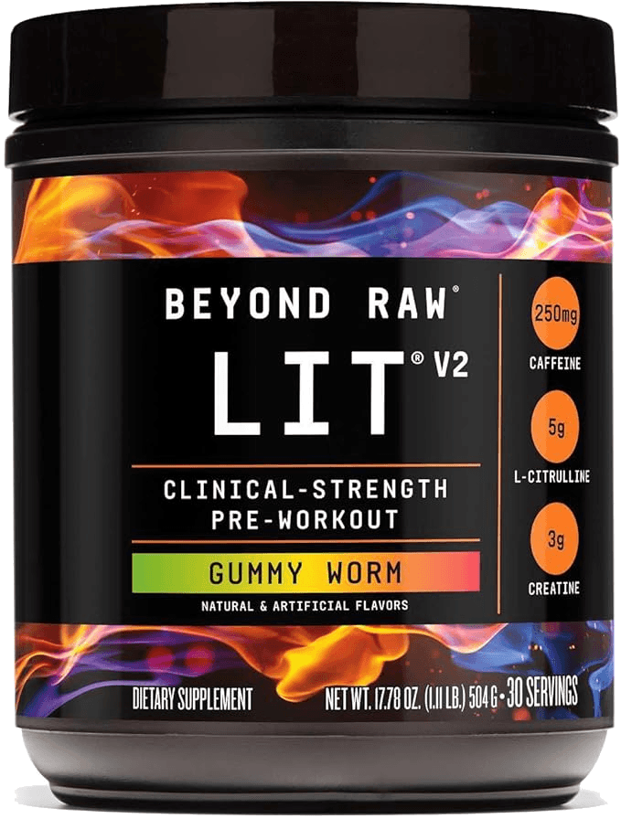 BEYOND RAW LIT V2 Clinical Strength Pre Workout Powder product image