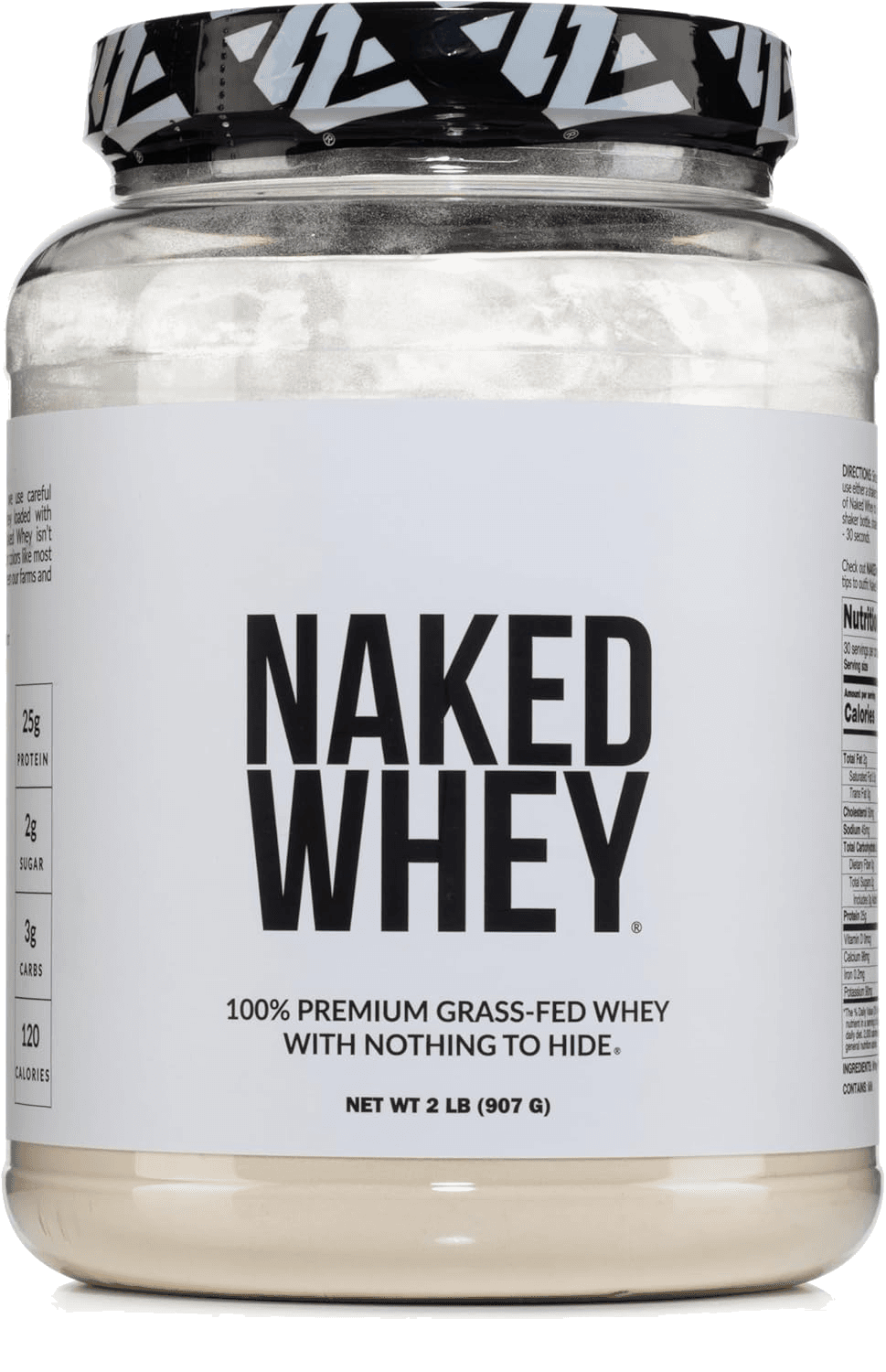 NAKED Whey 2LB 100% Grass Fed Whey Protein Powder product image