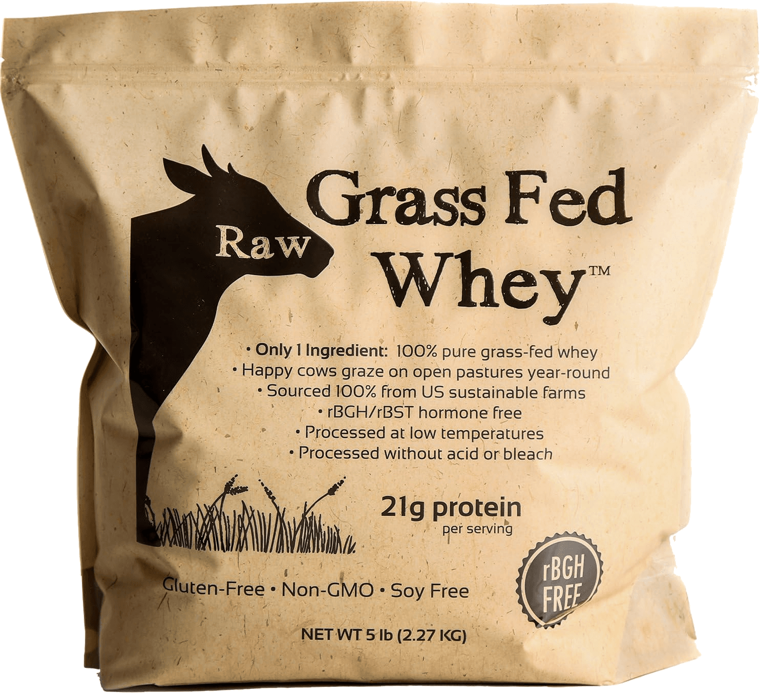 Raw Grass Fed Whey Protein Powder product image