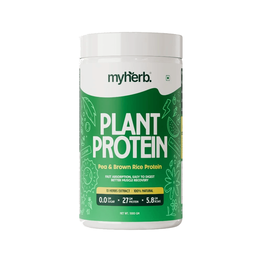 MYHERB Plant Protein Powder with Pea and Brown Rice Protein product image