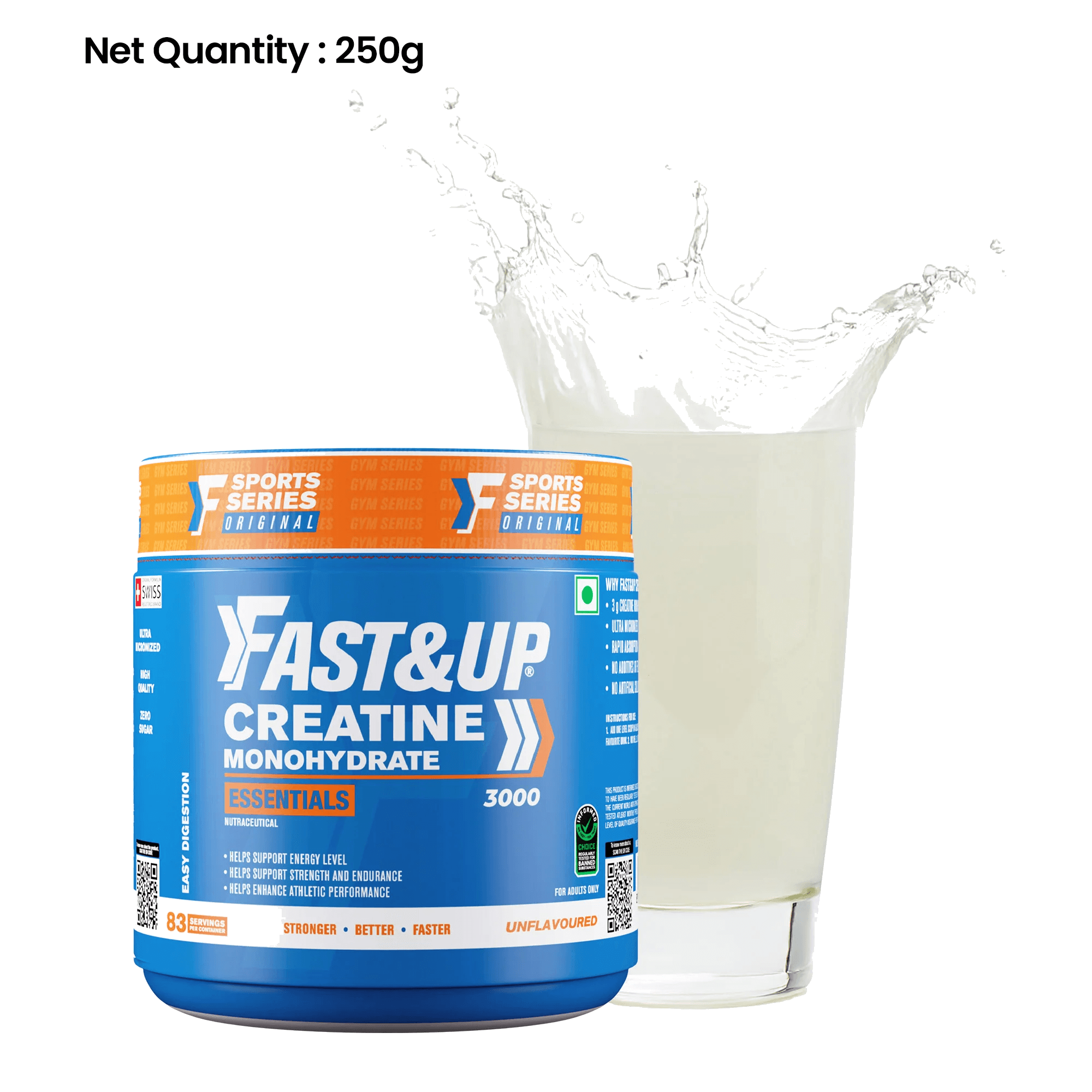 Fast&Up Creatine Monohydrate Powder product image