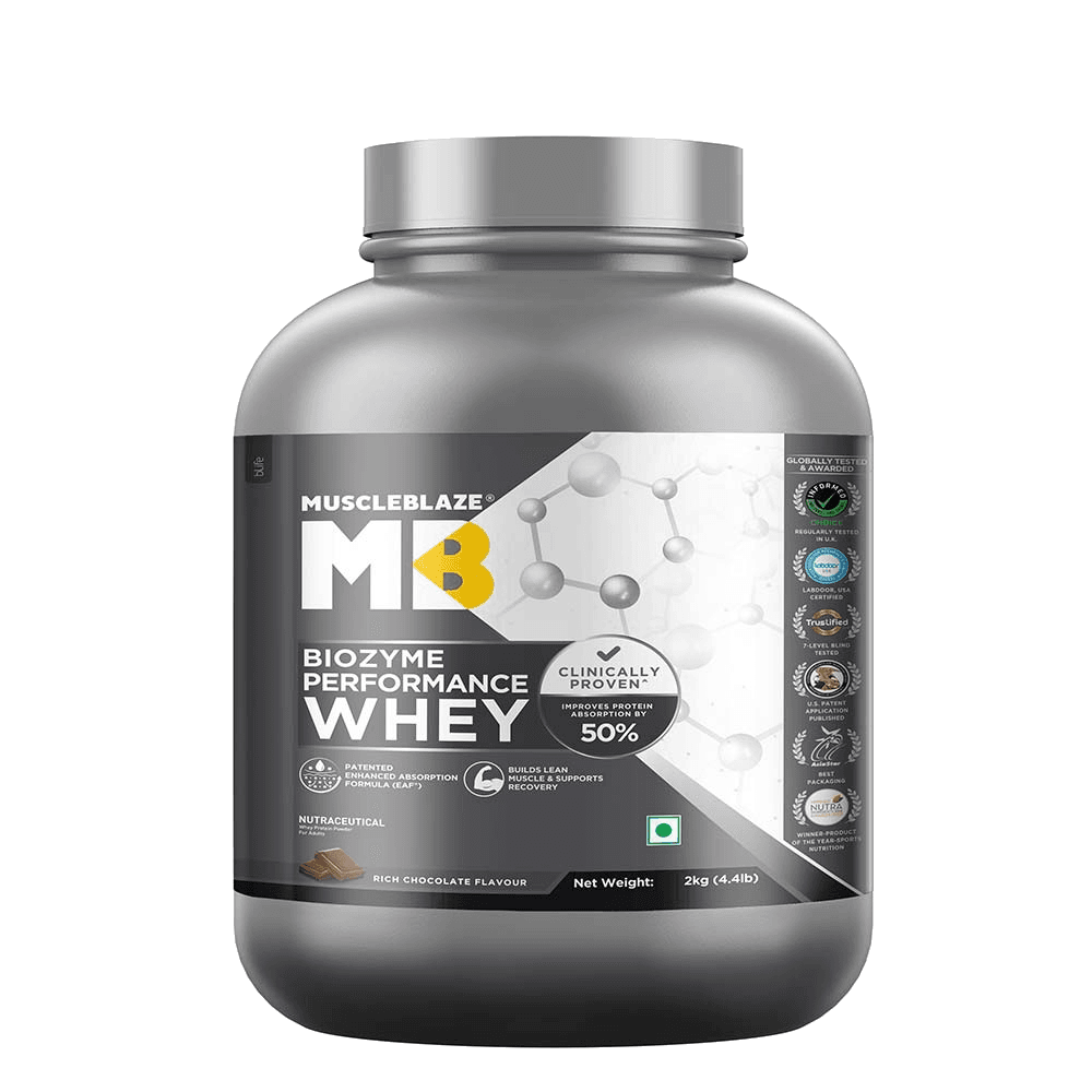 MuscleBlaze Biozyme Performance Whey Protein Powder product image