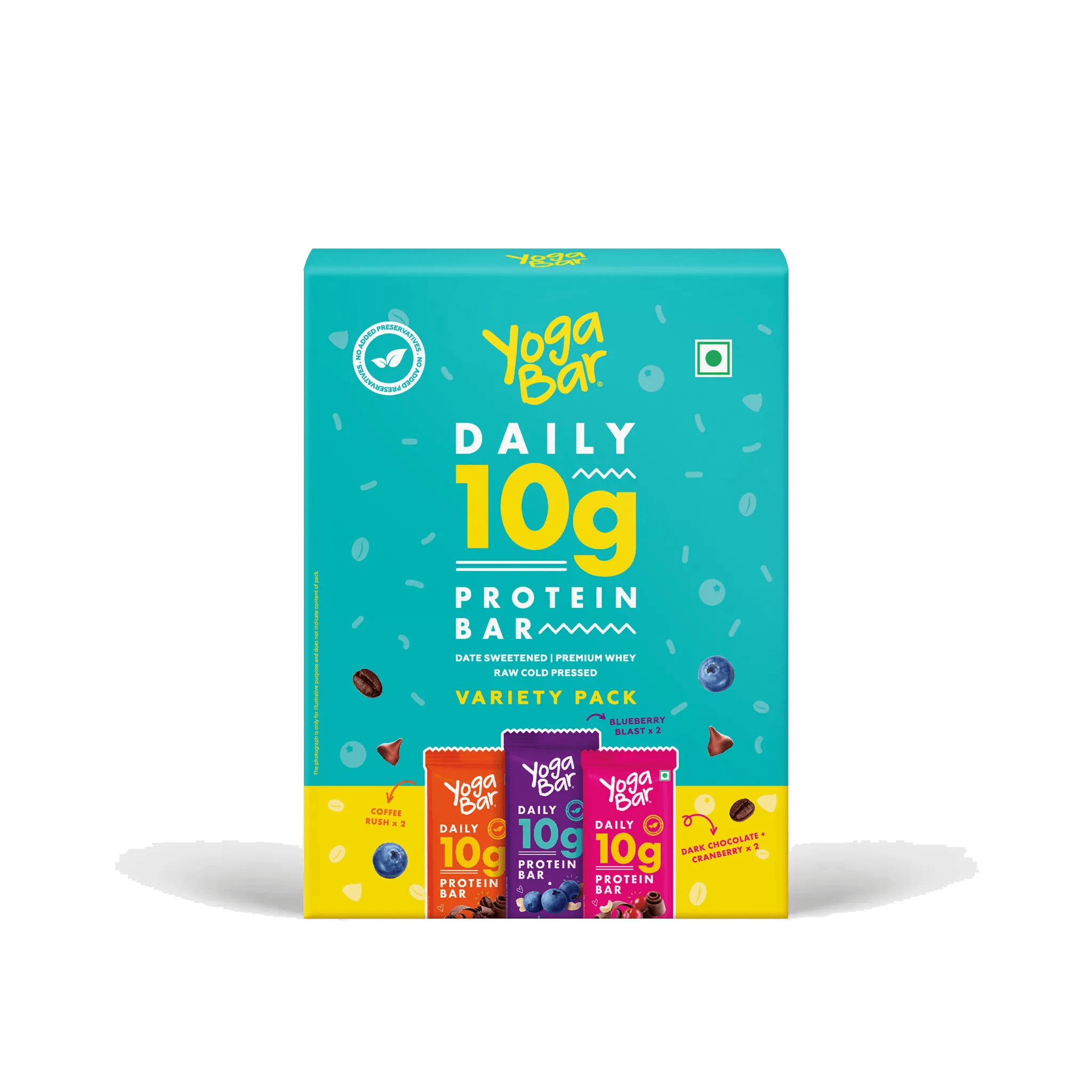 Yogabar Variety Pack 10g Protein Bars product image